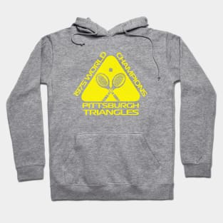 Defunct Pittsburgh Triangles WTT Champs 1975 Hoodie